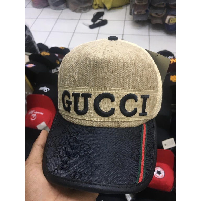 Topi Baseball Distro Gucci Jaring Pria dan Wanita