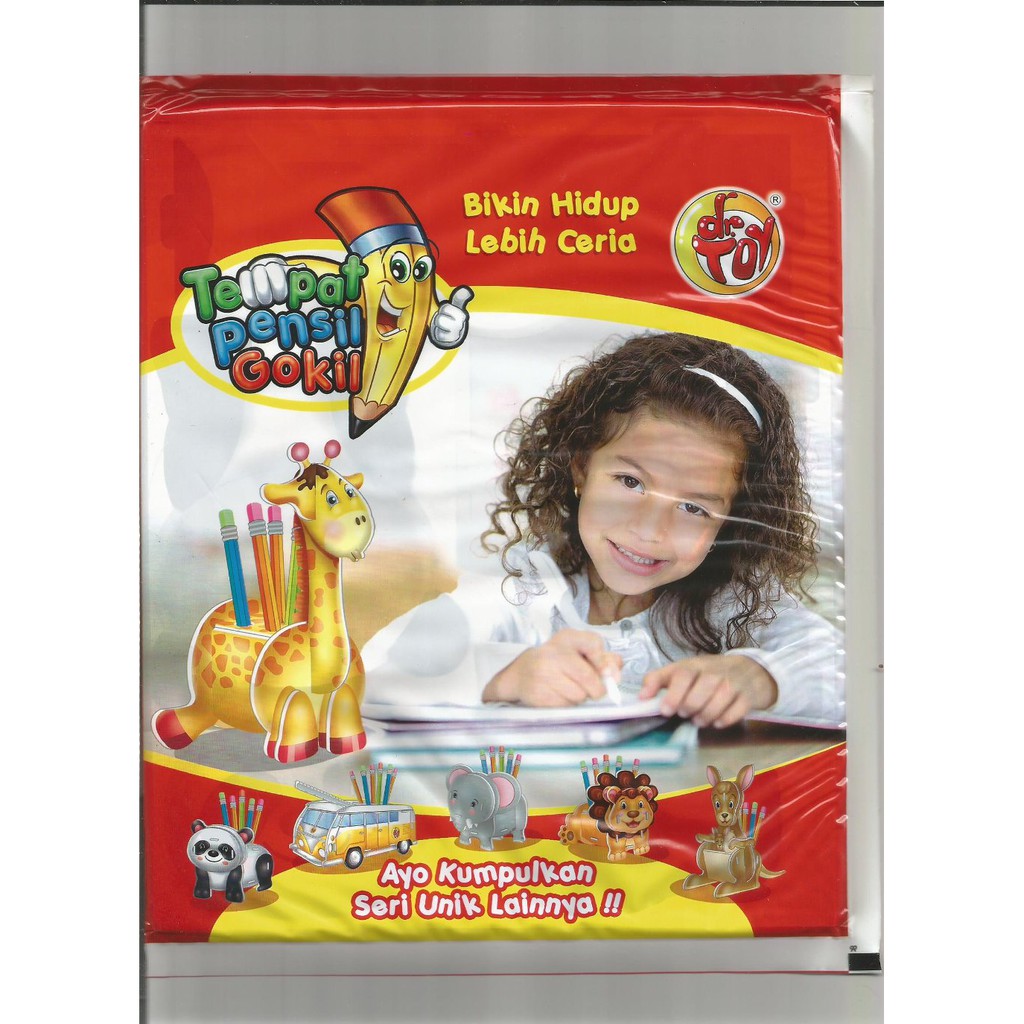 

tempat pensil pencil gokil puzzle alat tulis kantor anak