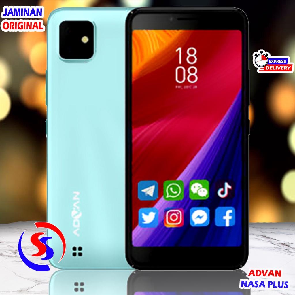 ADVAN NASA PLUS RAM 2GB/16GB GARANSI RESMI BONUS KUOTA 360 GB SMARTFREN