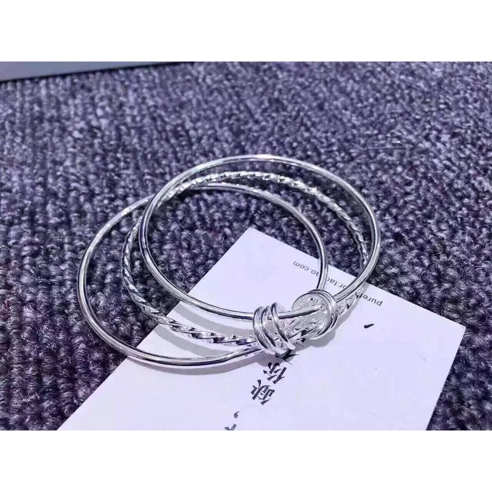 Gelang Bahan Stainless Steel Warna Silver