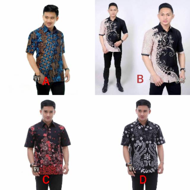 NEW ARRIVAL DISTRO BATIK PRIA BORDIR SOGAN HRB026 BATIKAF NOTOARTO BATIK 002