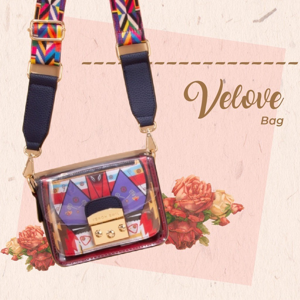 VELOVE BAG JIMS HONEY Tas Selempang Kecil Fashion Wanita Cewek JH Ori Murah 4276