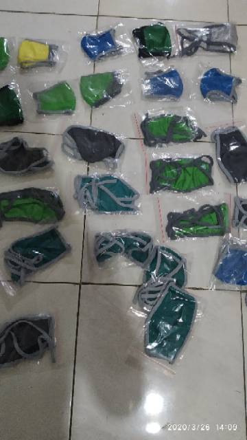 Masker kain murah dual lapis