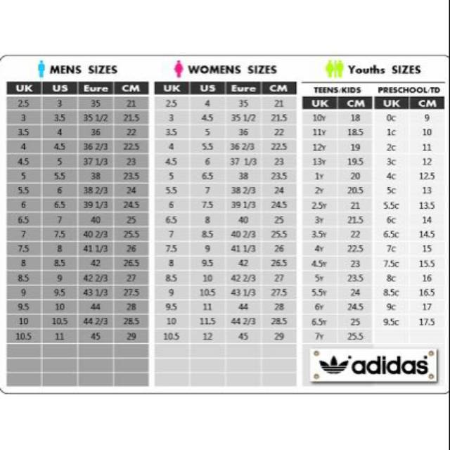 adidas joggers sizing