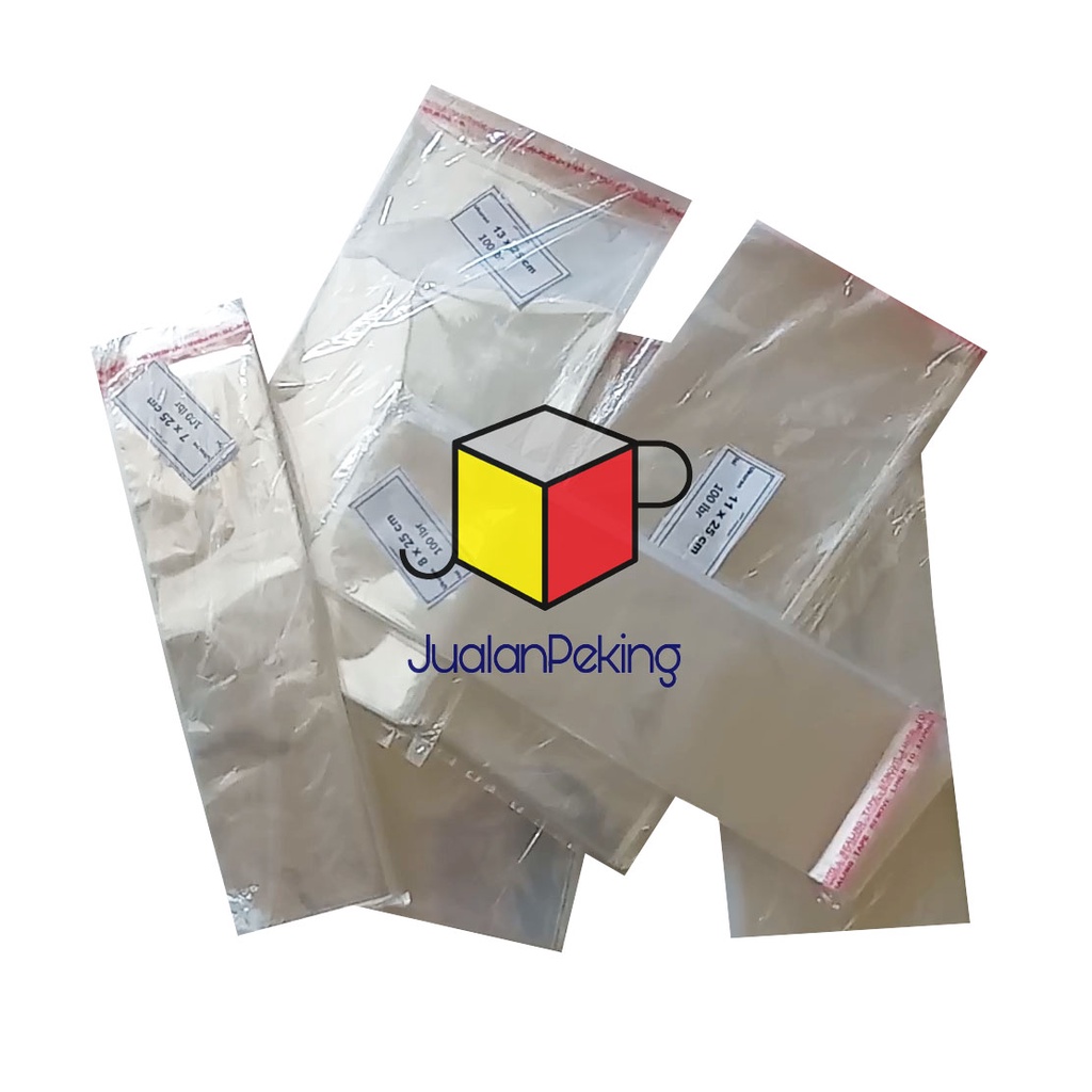 Plastik OPP Serbaguna / Plastik Undangan / Plastik kemasan sandal / Plastik seal / Plastik Baju
