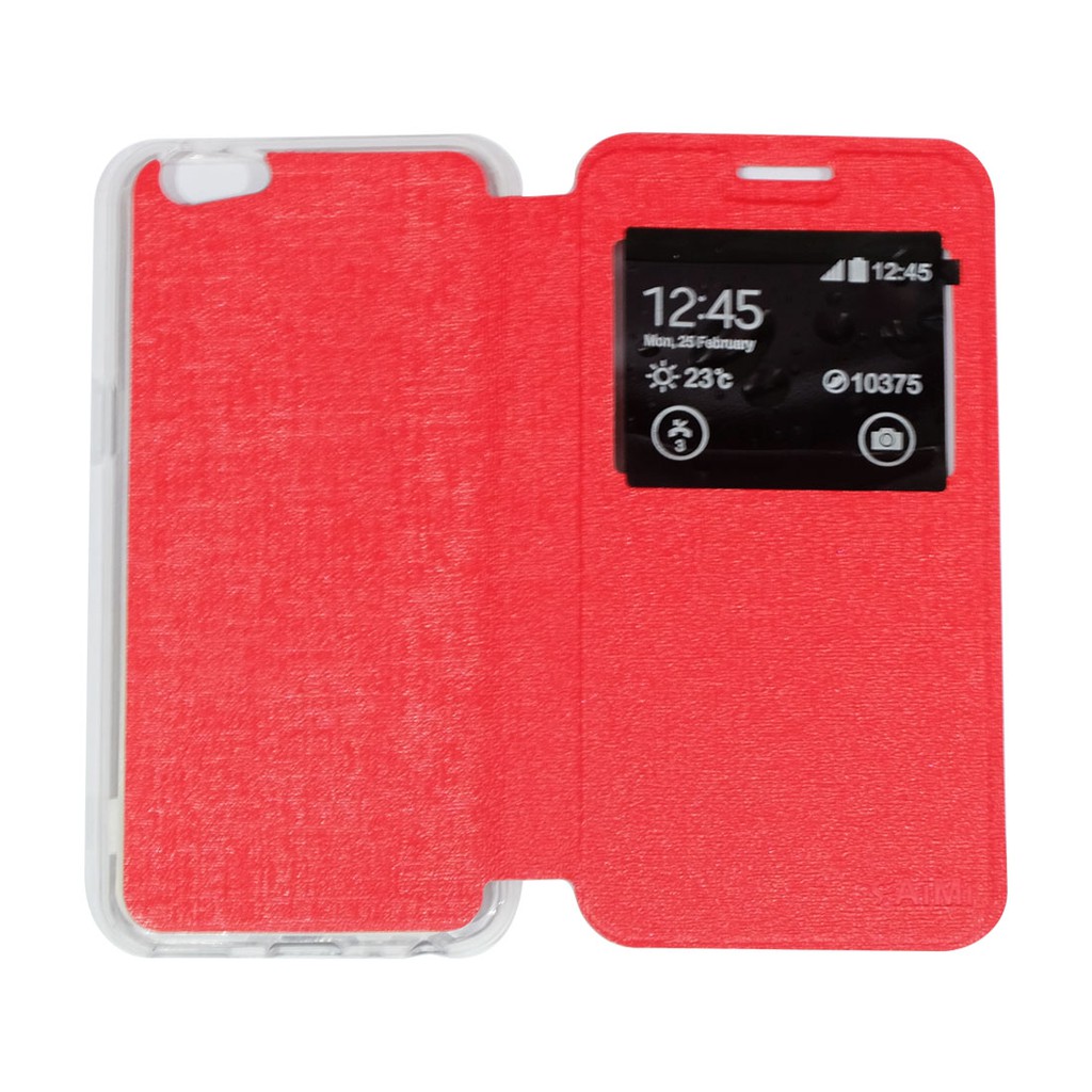 WARNA ACAK Casing Sarung Leather Case Flip Cover Dompet OPPO A33 Neo 7 A59 F1S R7 A35 / F1 A39 /A57