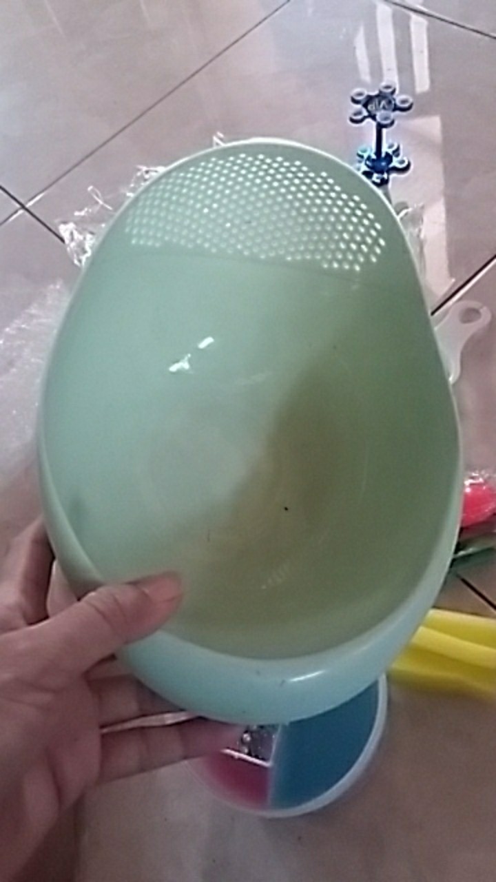 [import] - Wadah Cuci Beras Sayur Serbaguna Termurah Bahan Plastk Abs