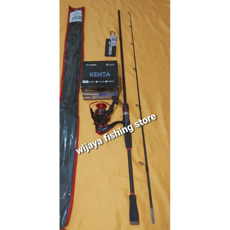set joran daido ATHENA 602 / 180 dan Reel fugu kenta 2000