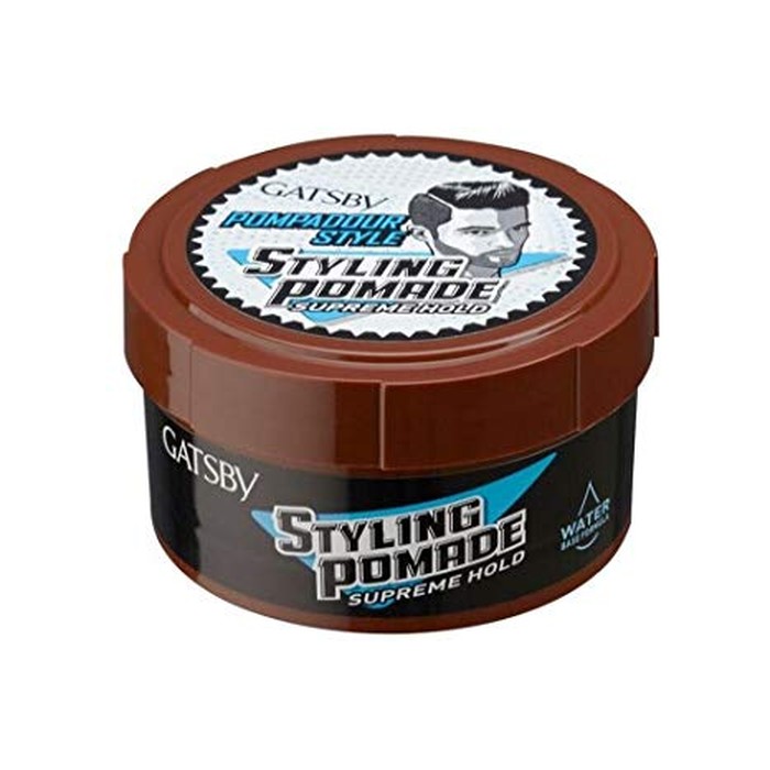 GATSBY Styling Pomade Supreme Hold Pompadour Style 75gr BPOM Pomed Warna Rambut TERLARISS 