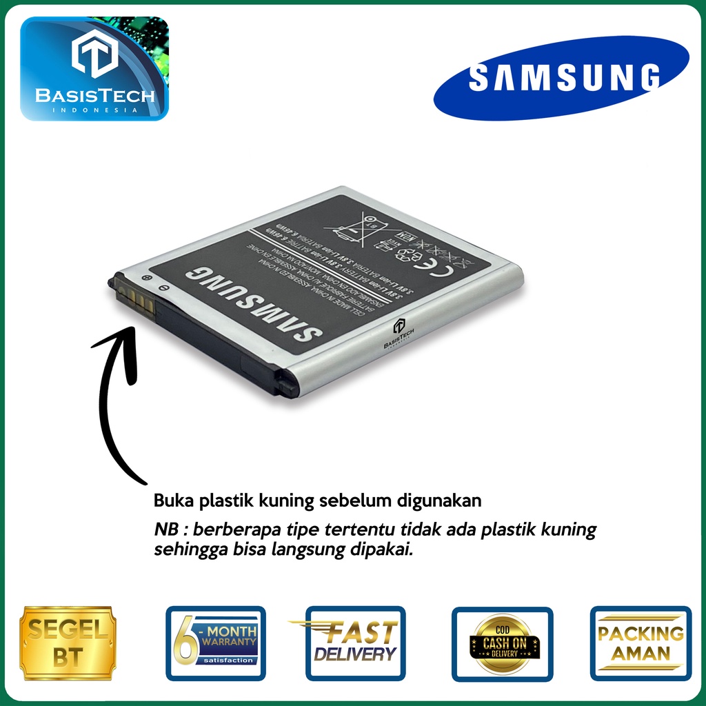 BATERAI SAMSUNG S7710 - SAMSUNG GALAXY Xcover 2 - EB485159LA - ORI99