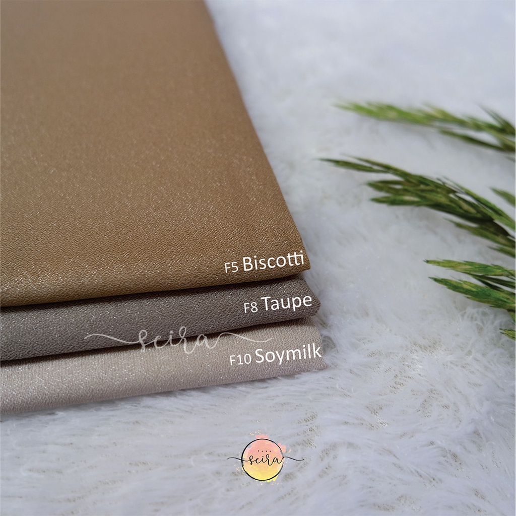 [BISA COD] Umama Kerudung / Hijab Luxury Plain Laser Cut (LC)