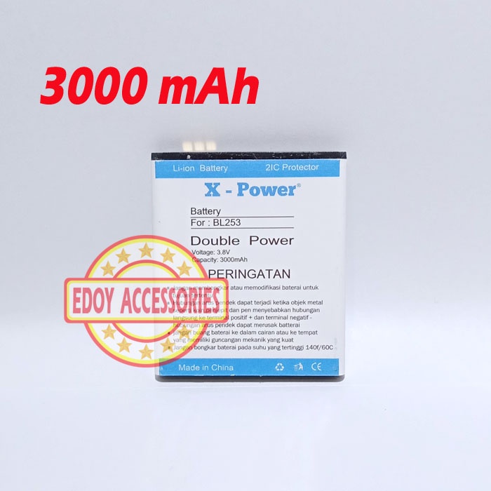 Batre Lenovo A2010 BL253 Double Power A 2010 Batu Baterai Battery Tanam