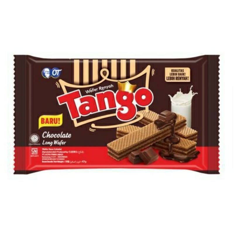 

Makanan Ringan Wafer Tango Rasa Coklat 24g Wafer Crispi