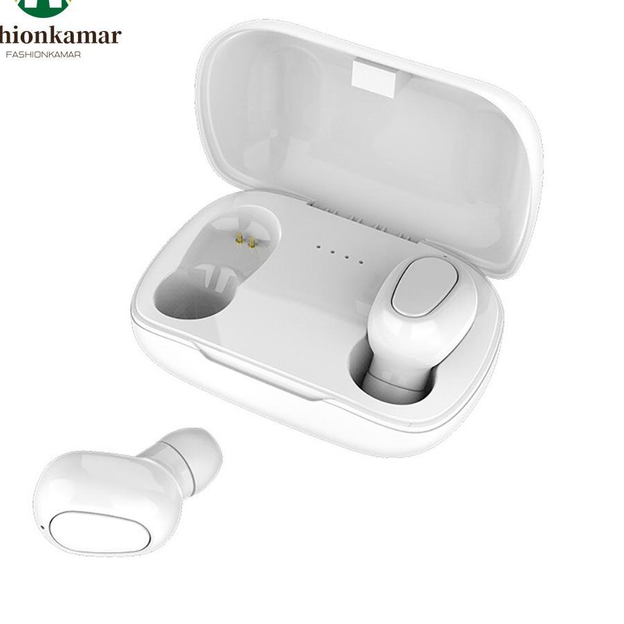 ✽ TWS-L21 Earphone Wireless Bluetooth untuk Android & iPhone Versi Bluetooth 5.0 ♦