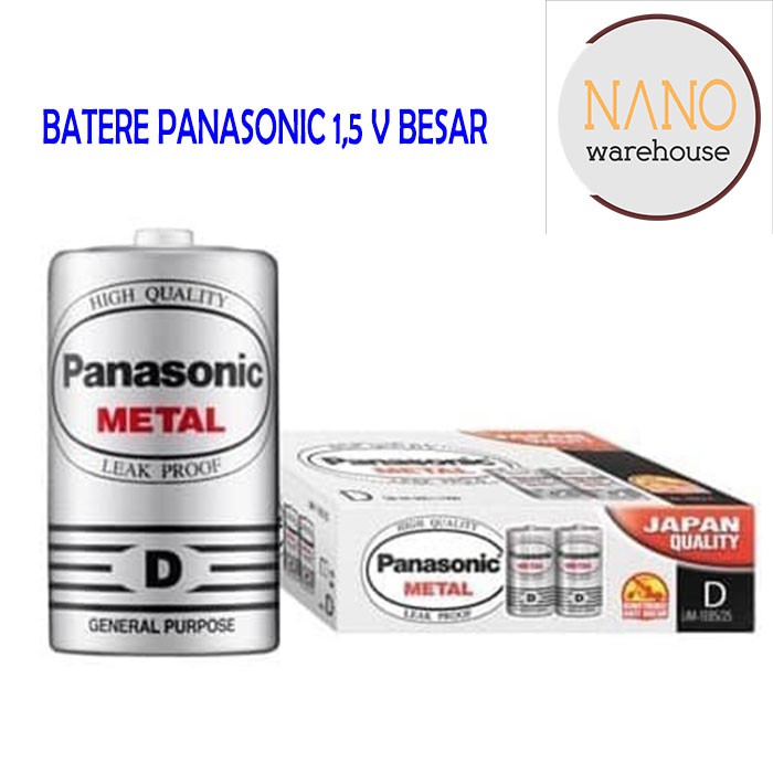 Baterai Panasonic Besar 1,5 Volt / Batere Battery Batre Baterei Panasonic Besar Per Pcs