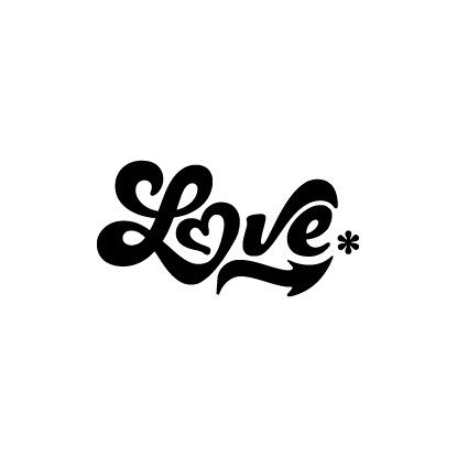 

POTATOO LOVE AMBIGRAM Temporary Tatto Sticker