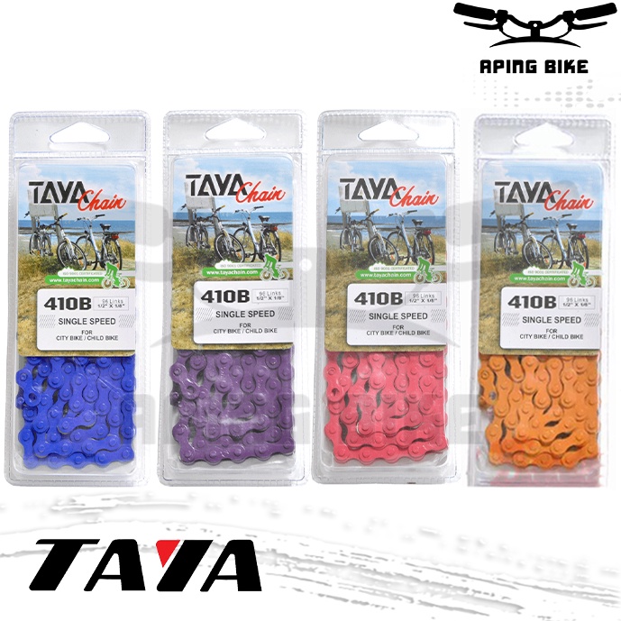 Rantai Sepeda Single Speed Taya Chain 410B Rante Sepeda Taya 410B