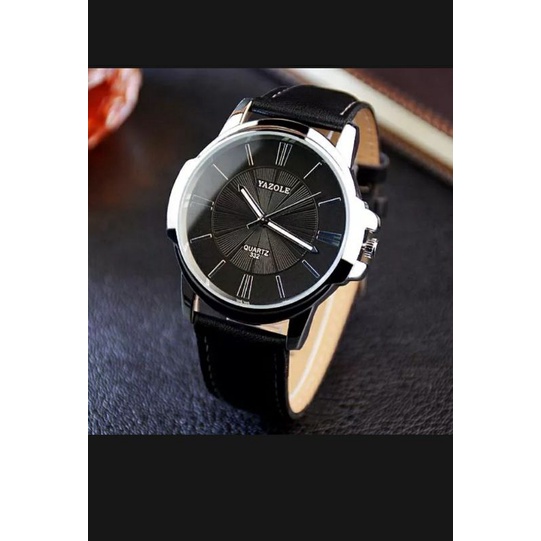 jam tangan pria Yazole 332 Jam Tangan Kuarsa Kasual untuk Pria.
