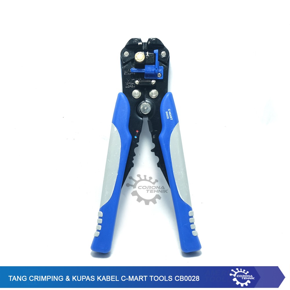 Tang Crimping &amp; Kupas Kabel C-Mart Tools CB0028