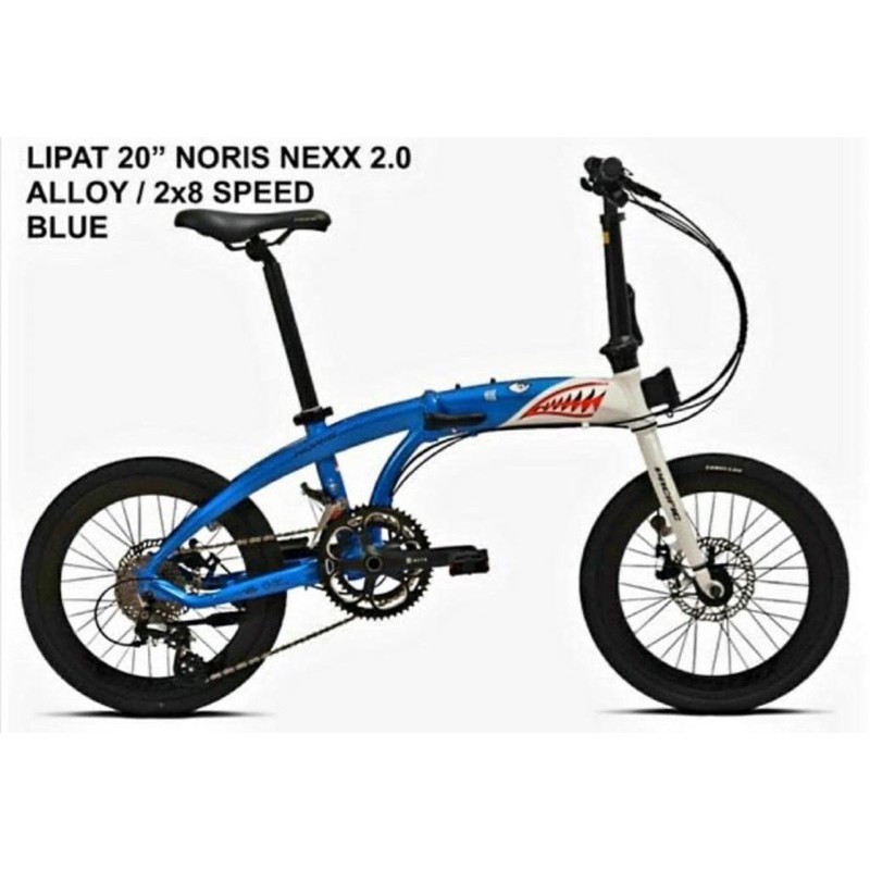 20” Seli pacific noris nexx 2.0 2x8Sp altus hollow crank disc brake