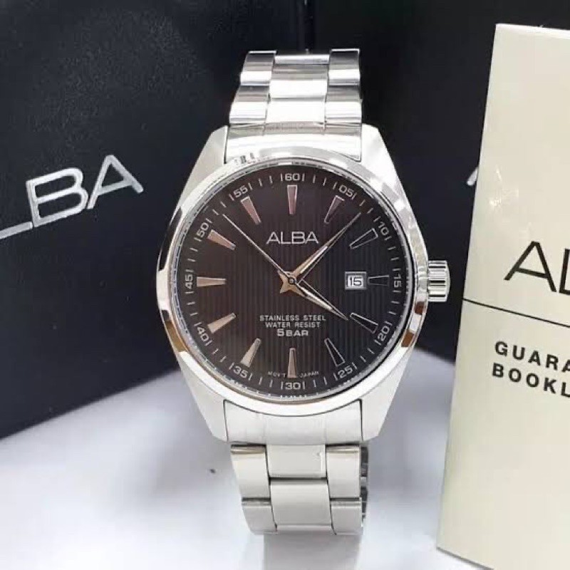 ALBA AG8387 Date Display Black Dial ORIGINAL