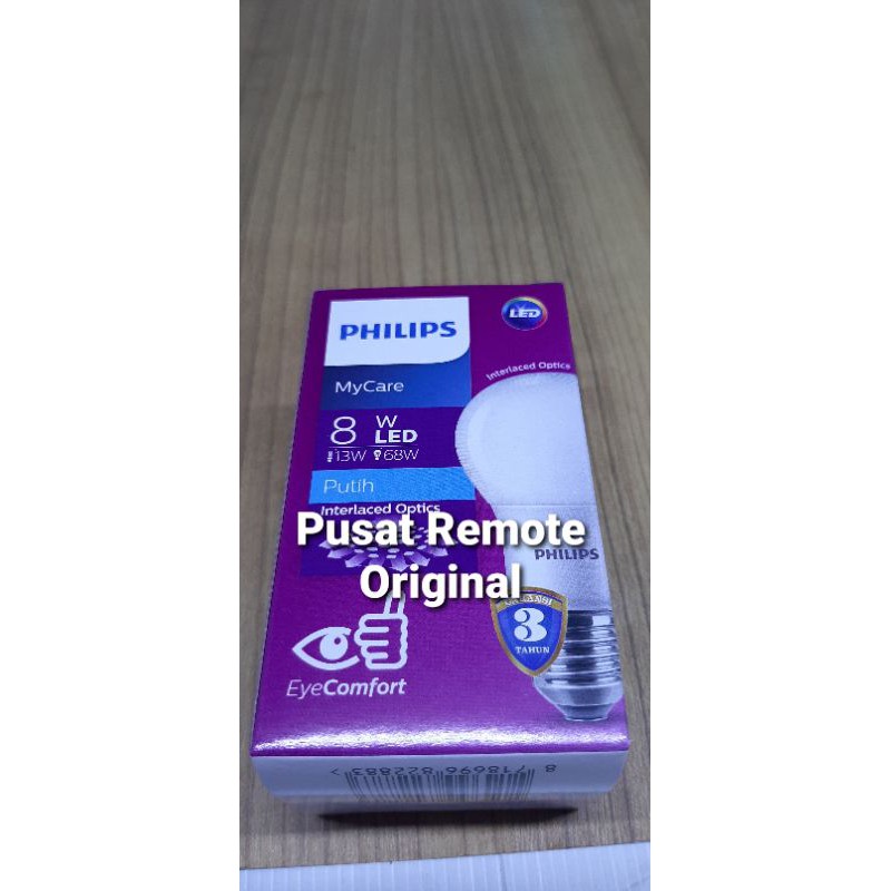 BOHLAM LAMPU LED PHILIPS 8W 8 WATT MY CARE ORIGINAL ASLI