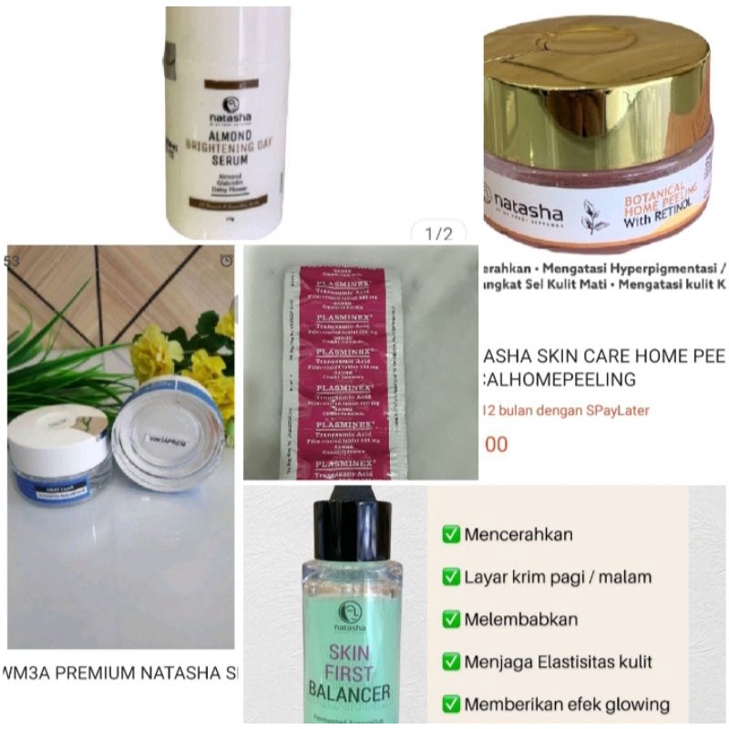 Paket Natasha untuk wajah Flek