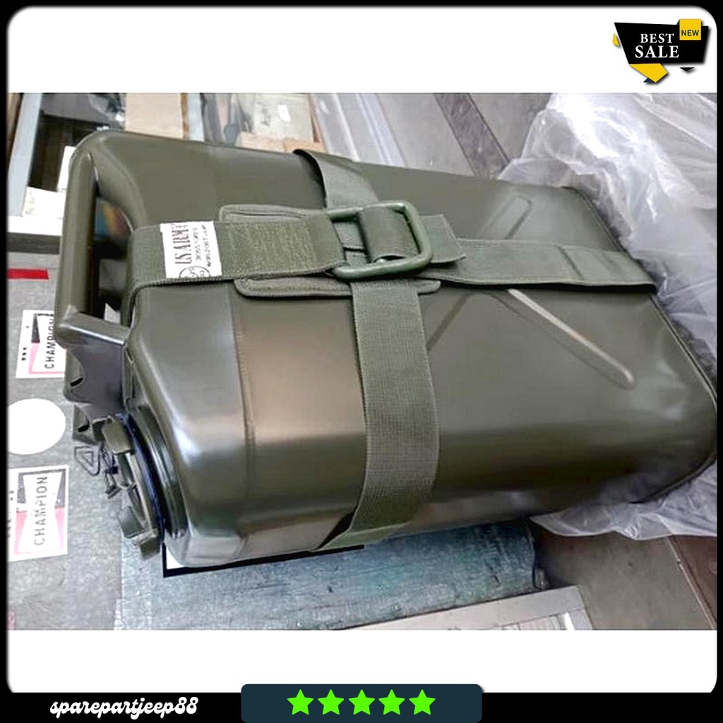 Tali Sabuk Jerigen Bensin Jeep Militer Millitary Willys Us Army Spare Part Mobil Jeep