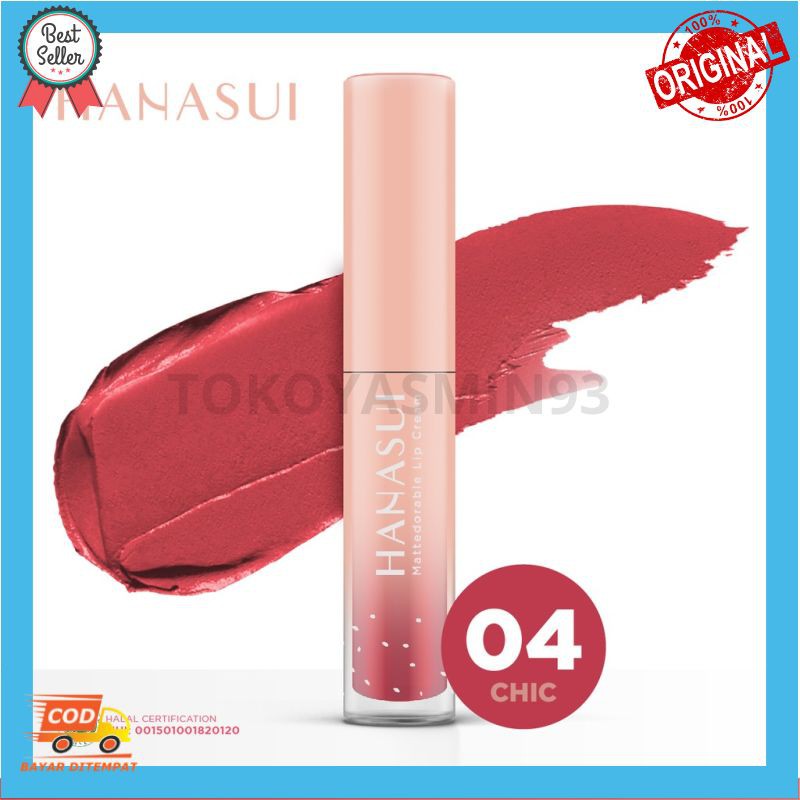 Hanasui Mattedorable Lipcream 4gr-04 CHIC