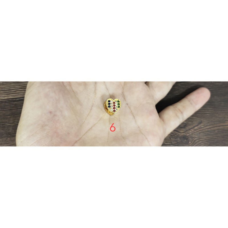 Fifi Fashion Liontin untuk gelang kawat model Perhiasan Lapis emas (1)12#