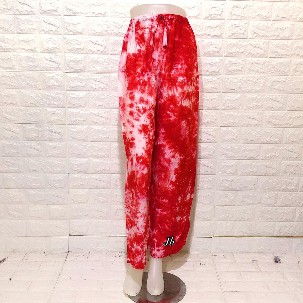 CELANA KULOT PANJANG TIE DYE JUMBO BALI 2-KODE 10