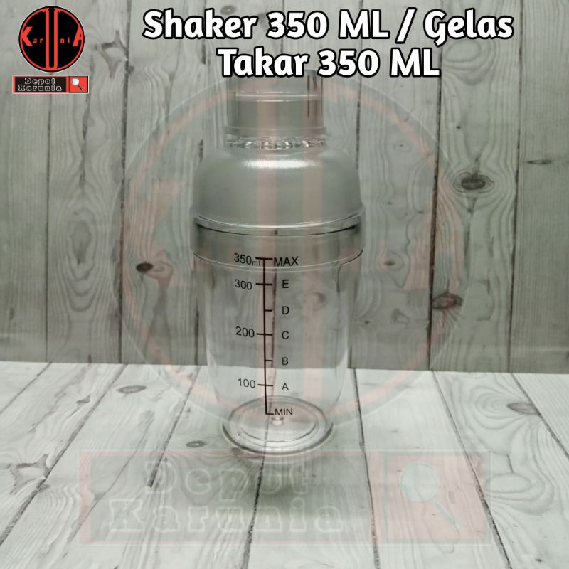 Shaker Plastik 350 ml Gelas Takar Cocktail