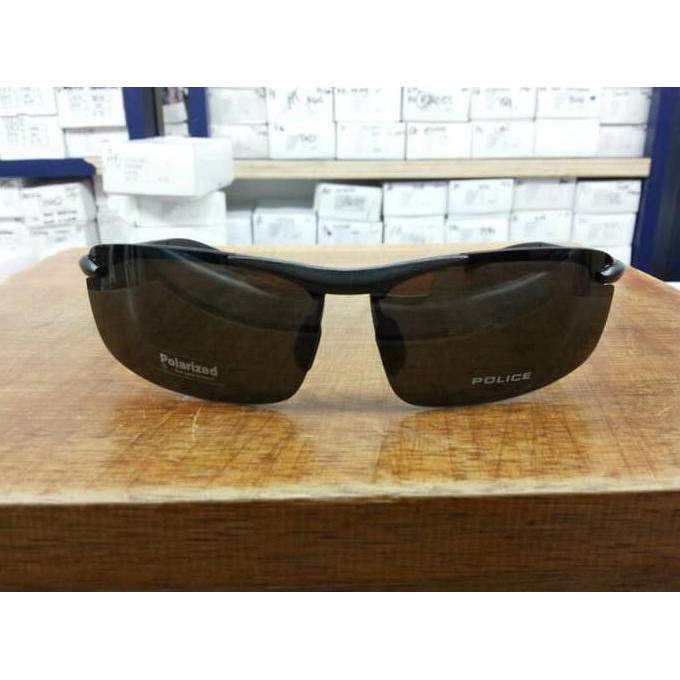 {Best Seller} Kacamata Police S1830 Full Black Polarized Lens