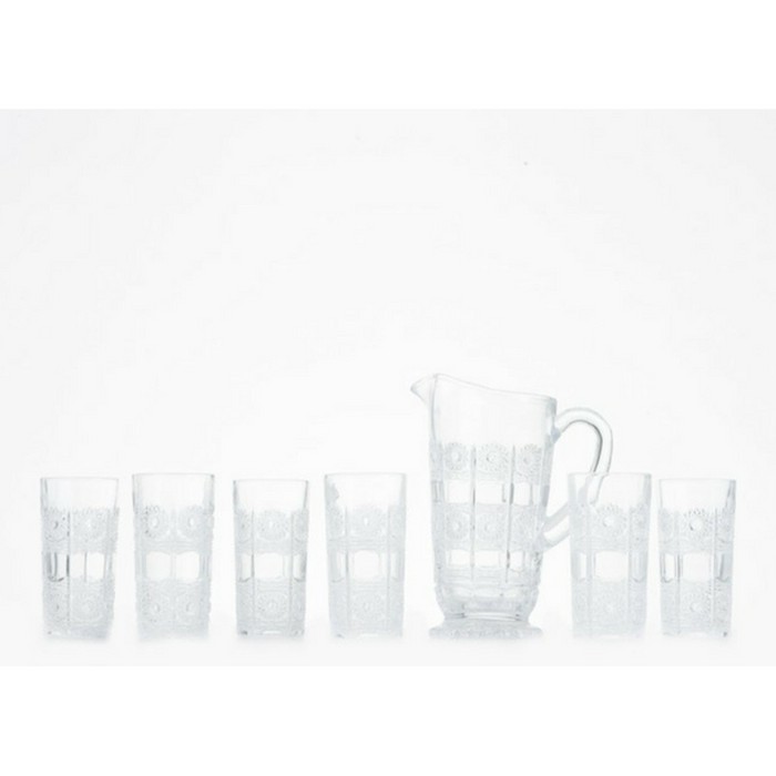 Pitcher Set Capodimonte  Dengan 6 Gelas