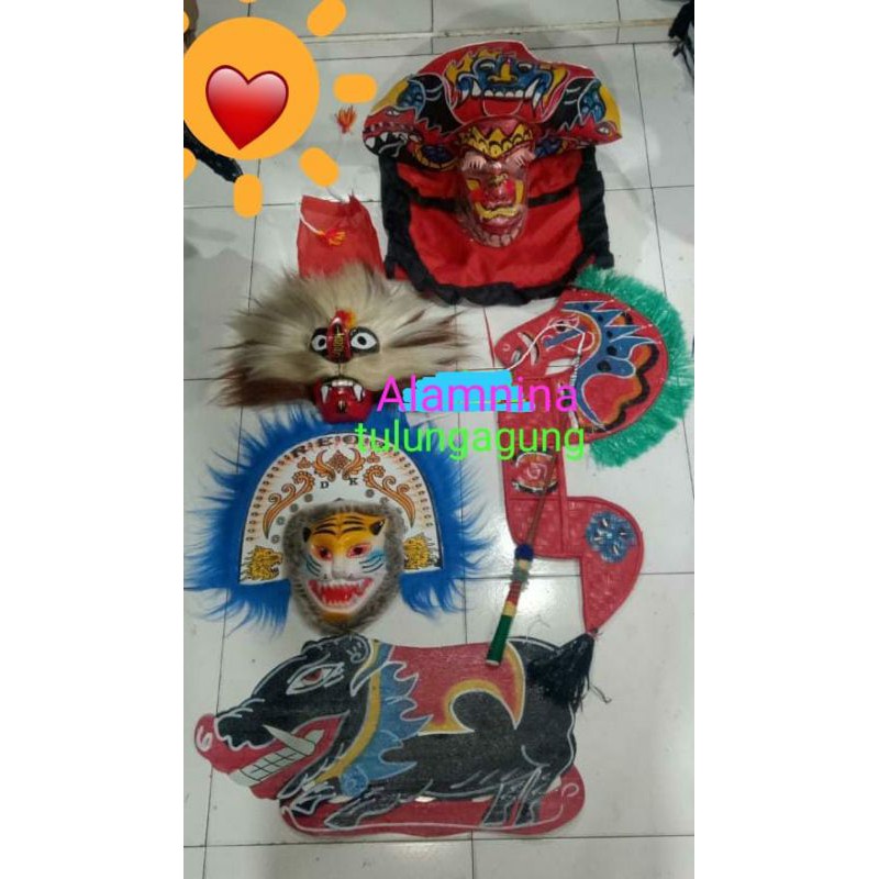 topeng bujang ganong caplokan barongan kuda lumping