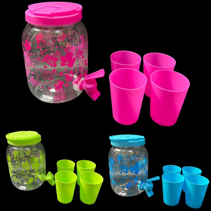 Drink Jar Set 5pcs