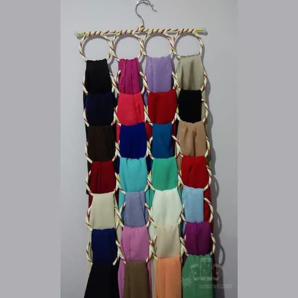 HANGER JILBAB SYAL 28 RING / HANGER UNIK / GANTUNGAN HIJAB MURAH Hanger Bulat Ring / Gantungan Hijab / Gantungan Jilbab / Gantungan Kerudung