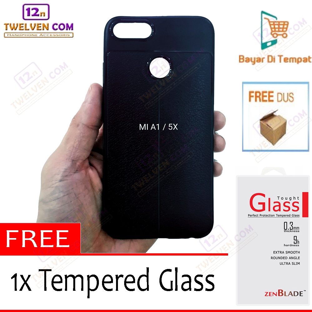 [FLASH SALE] Case Auto Focus Softcase Xiaomi Mi A1 / Mi 5x - Free Tempered Glass