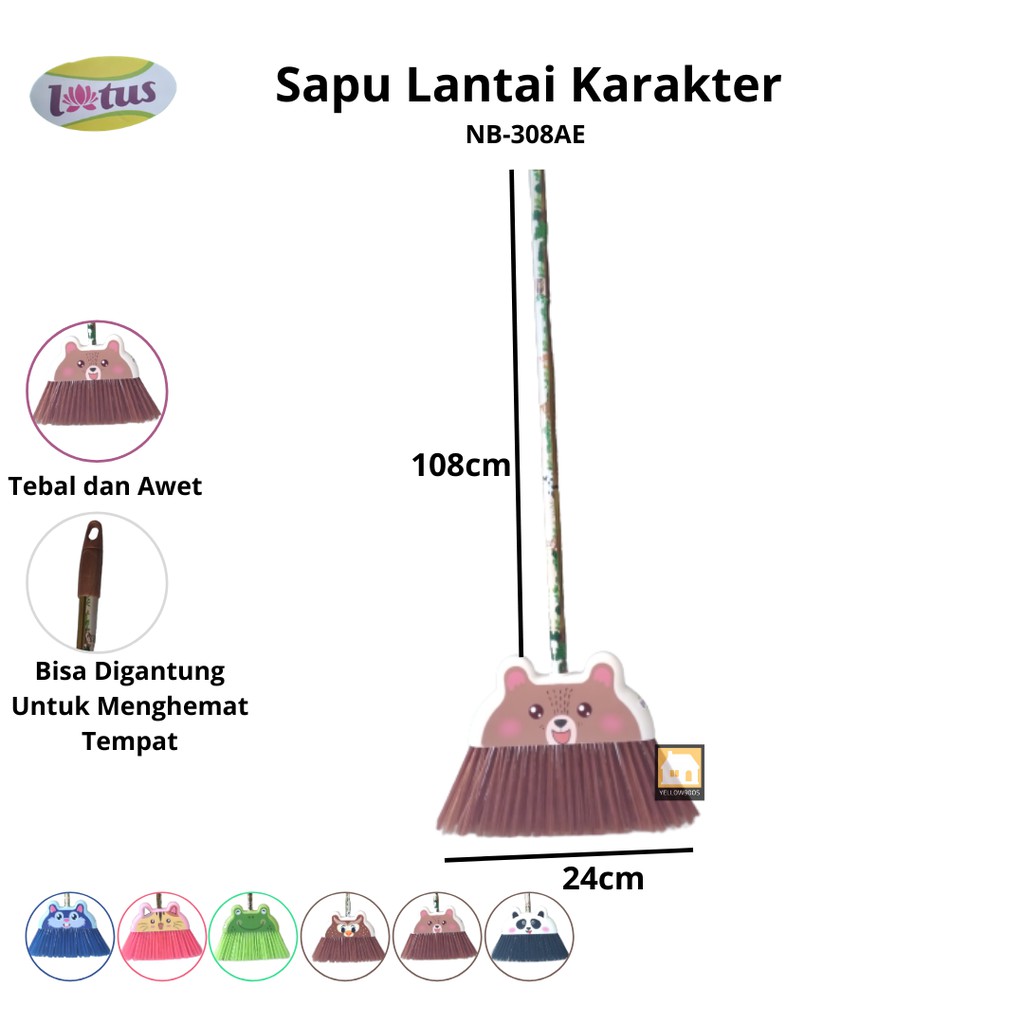 Lotus Sapu Lantai Karakter NB-308AE