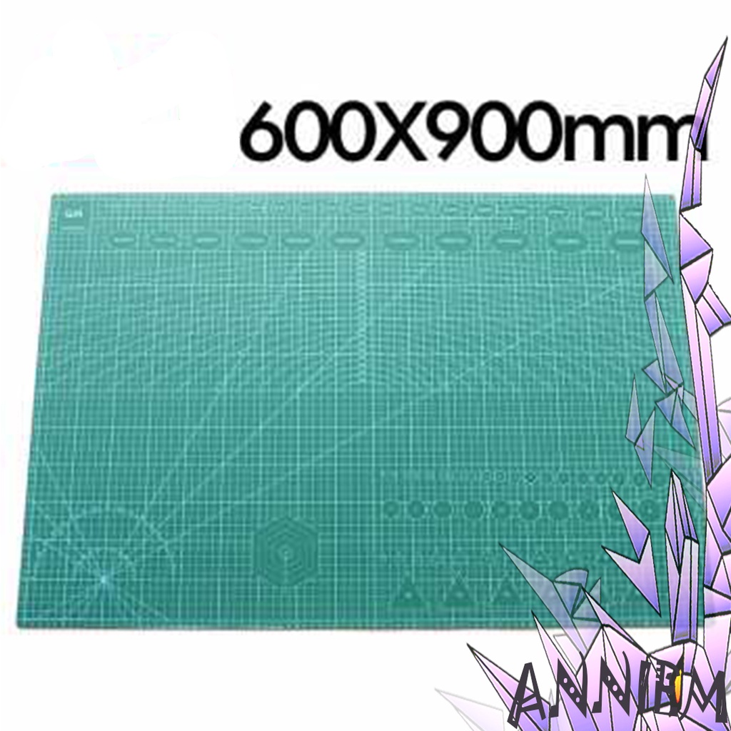 

Work Cutting Mat Pad Alas potong A1 90 x 60 cm Pola grid Akurat Simetris Polyvinyl Chloride Material Easy to Clean