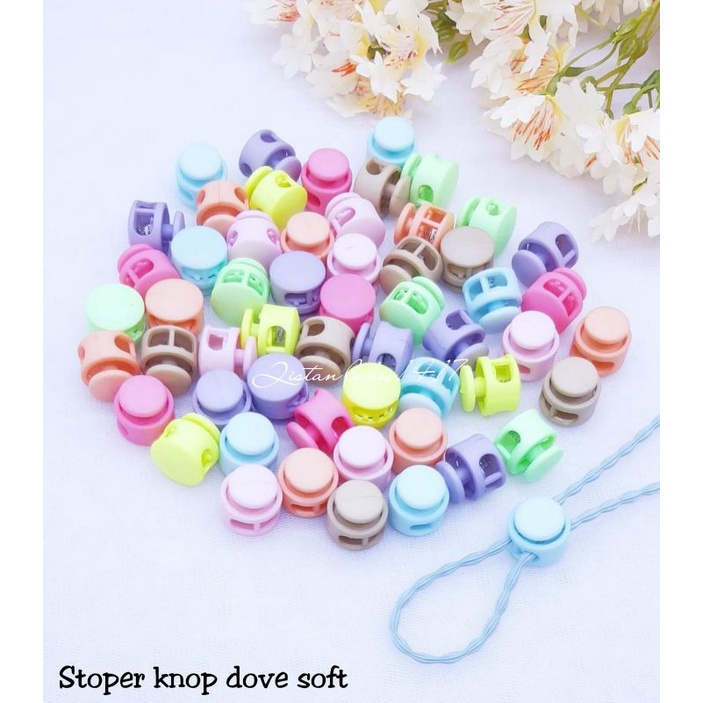 Stoper knop dove soft 16mm ecer/1 pcs