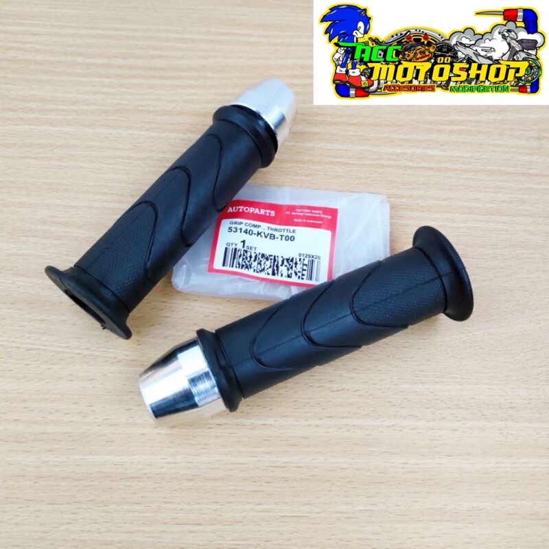 COD sarung gas original honda + jalu stang chrome model pcx beat scoopy genio revo supra kharisma dll all honda sarung gas ori honda + jalu stang crome handgrip sarung gas honda original