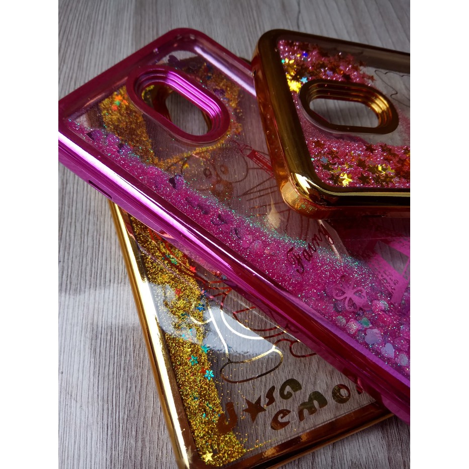 WATER GLITER KARAKTER SAMSUNG J7 PLUS CASE  WATER GLITER SAMSUNG J7+