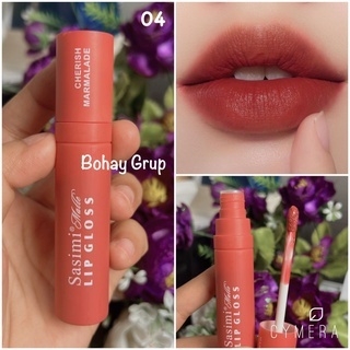 (BISA PILIH WARNA) 𝗦𝗔𝗦𝗜𝗠𝗜 𝗠𝗔𝗧𝗧𝗘 𝗟𝗜𝗣𝗚𝗟𝗢𝗦𝗦 // SASIMI MATTE LIPCREAM / LIPSTICK SASIMI NUDES SOFT MOISTURIZED