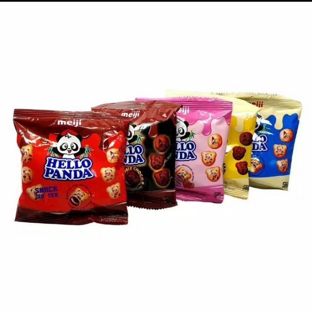 Eceran hello panda meiji momogi chacha gery malkist good time oreo vanila twister mie gemez enaak