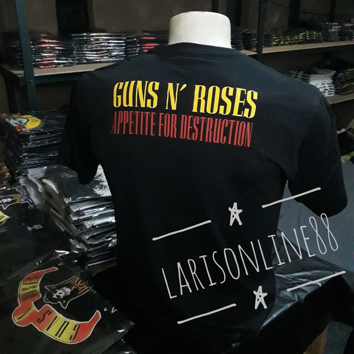 kaos gnr kaos guns n roses appetite for destruction