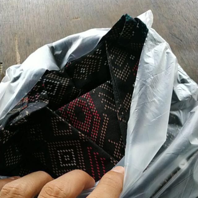 Baju Batik Kemeja Batik Pria Lengan Panjang Batik Songket Diamond Coklat Modern Slimfit Casual