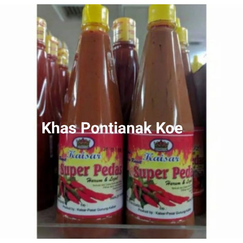 

Sambal Cabe Rawit Kaisar Super Pedas (kemasan botol Plastik) isi 300ml