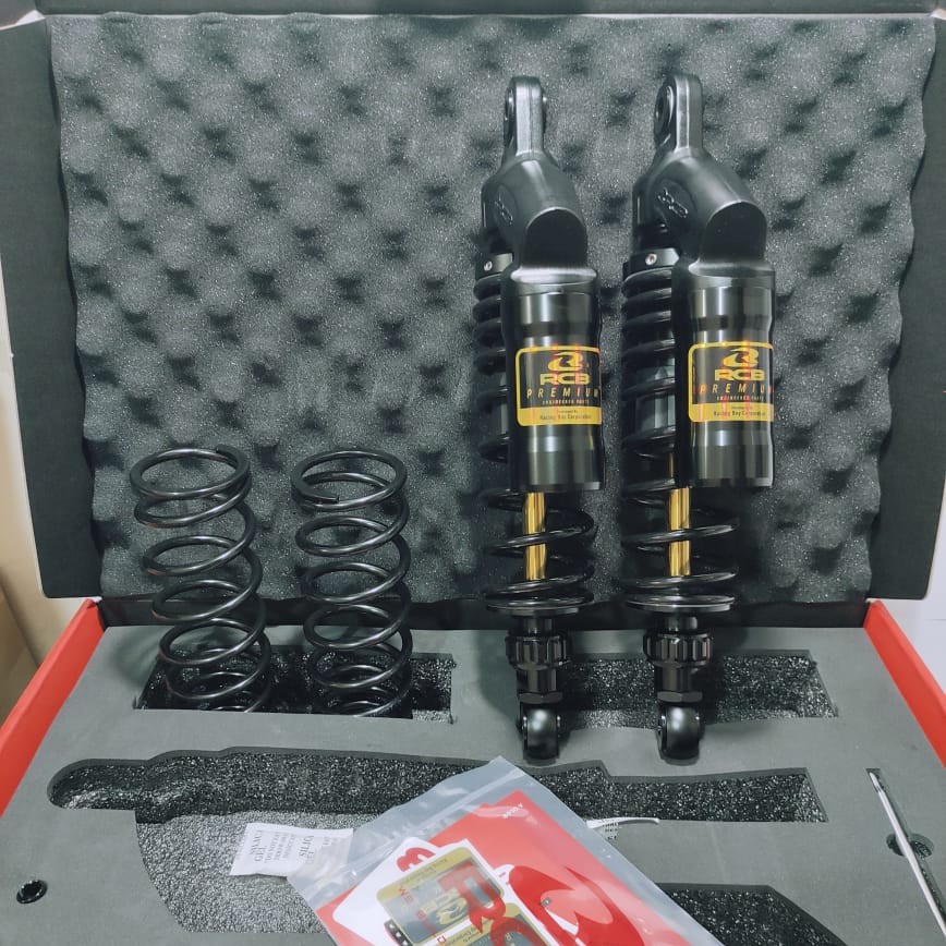 SHOCK SHOCKBREAKER RCB VS SERIES BLACK SUPRA REVO BLADE TIGER RX-KING 335MM