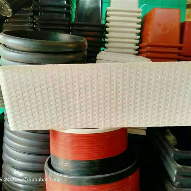 POT PANJANG 70CM PUTIH